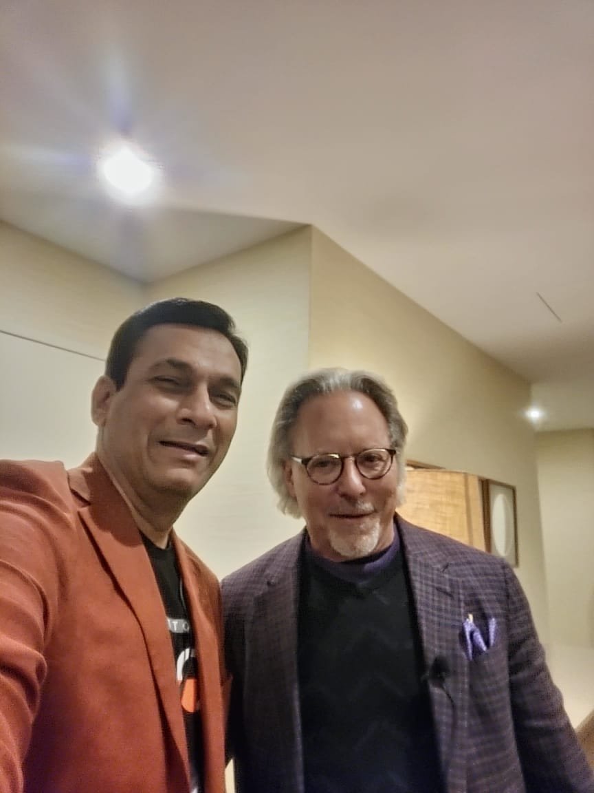 Ilesh Khakhkhar with Jay Abraham